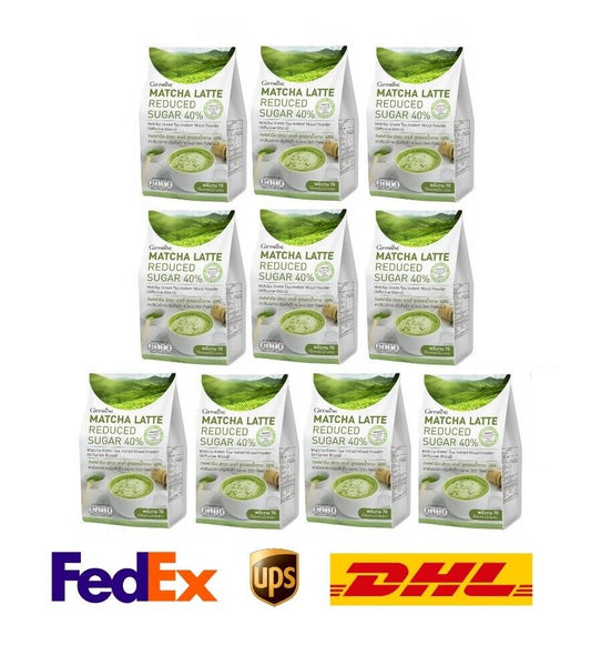 10x Matcha Latte Green Tea Reduced Sugar 40% Beverage Hot Cold Cafe Restaurant