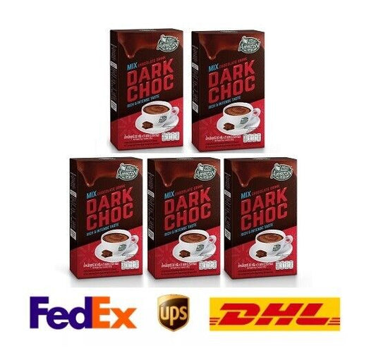 5x Caf? Amazon Instant dark chocolate powder drink intensity with 14 Vitamins