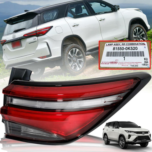 81550-0K520 Genuine RH Tail Lamp Light For Toyota Fortuner Legender 2020-2021