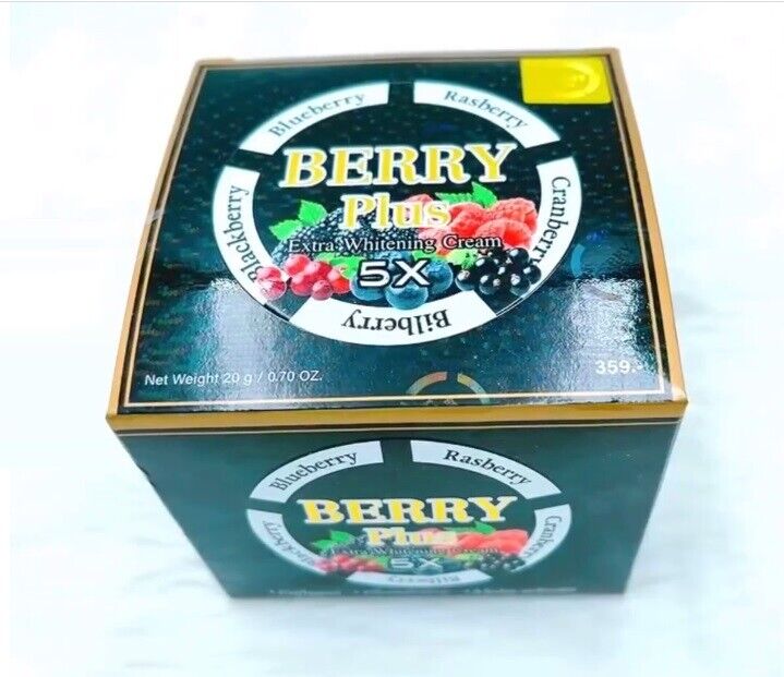 BERRY Plus Extra Whitening Cream Reduces acne scars Brightening smooth soft skin