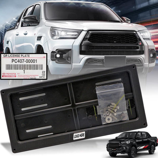 License Plate Genuine Sport Frame For 15-22 Toyota Hilux Fortuner Camry Corolla