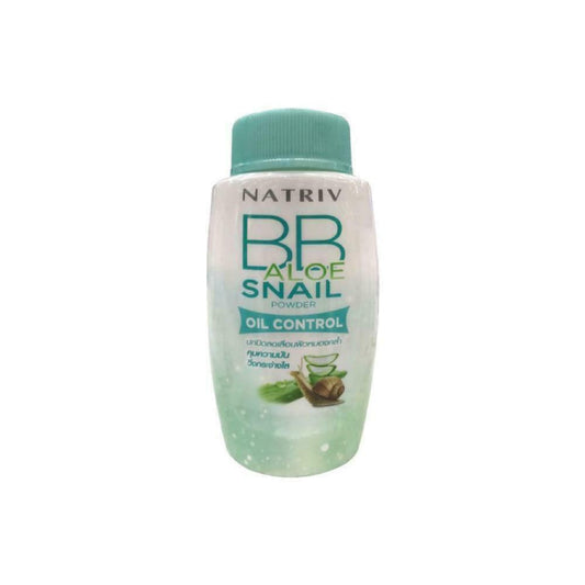 NATRIV BB Aloe Snail Powder Oil Control 40 g brightens the skin