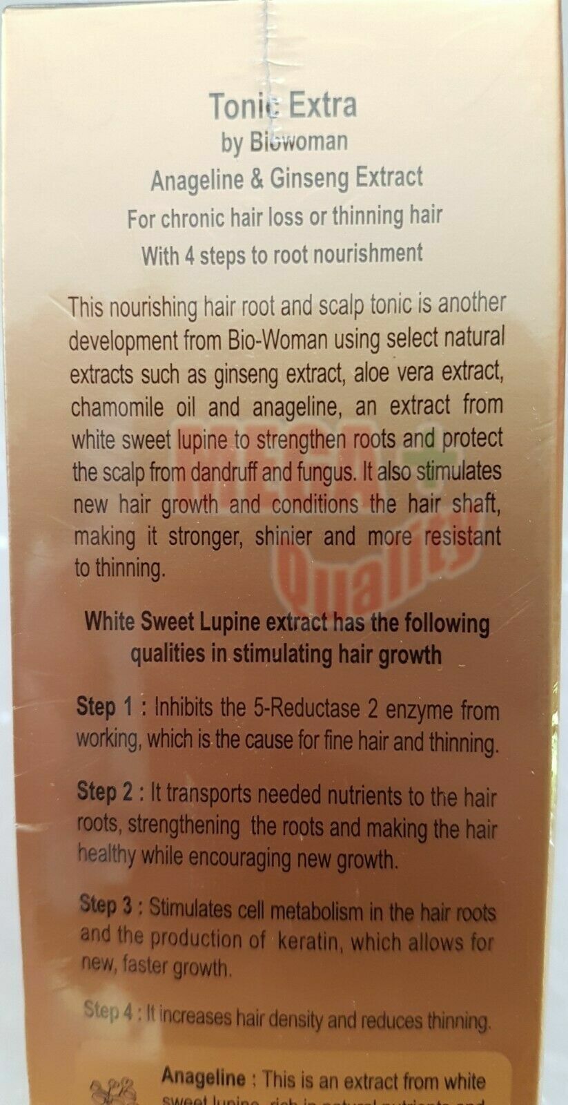 3 x BIO WOMAN HAIR LOSS TONIC EXTRA STRENGTH TREATMENT FAST GROW REGROWTH REGROW