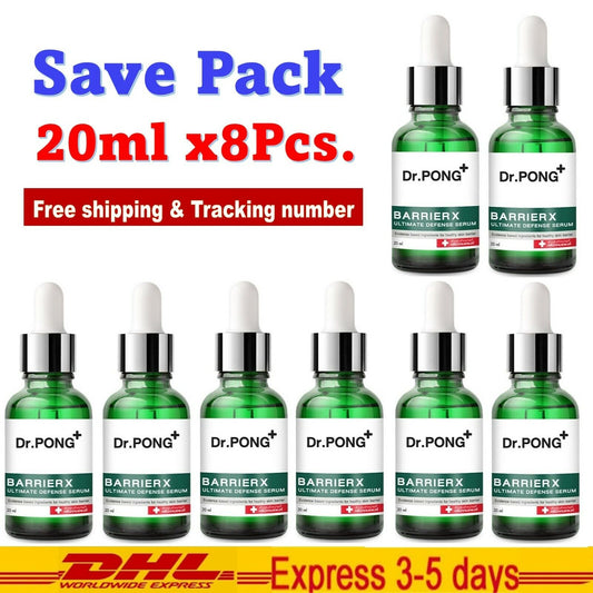 8Pcs Dr.PONG BarrierX Ultimate Defense Serum Enhance Skin Layer Reduce Acne 20ml