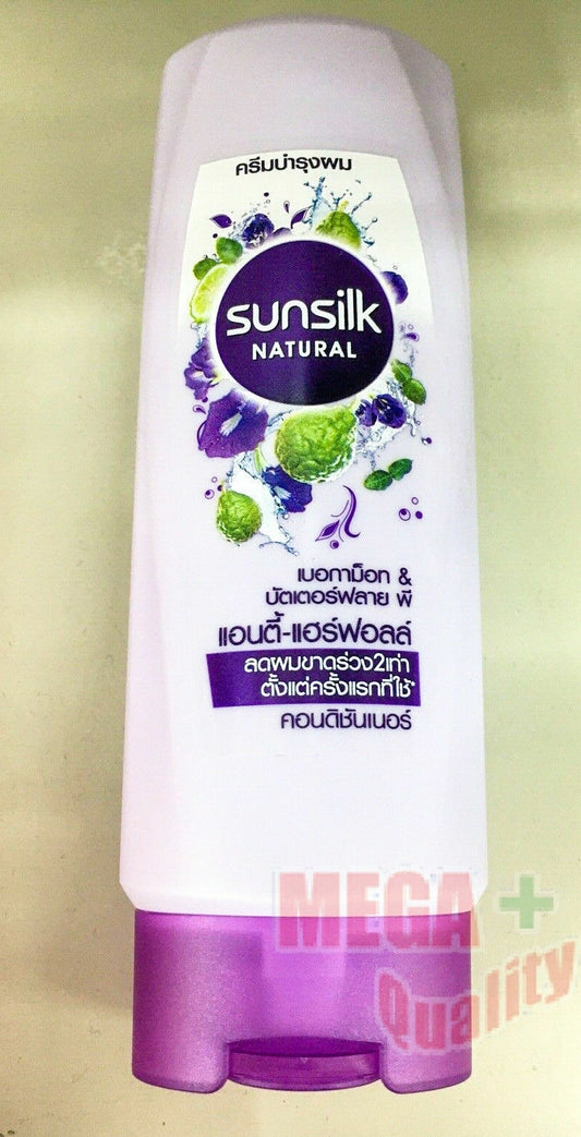 Sunsilk Natural CONDITIONER Bergamot And Butterfly Pea Anti Hair Fall 120ml.