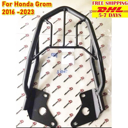 R23 Strong Rear Luggage Rack For Honda Grom Msx 125 Color Tail Bracket Black