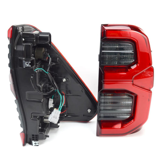 Tail Light Lamp LED Red Smoke For Toyota Hilux Pickup SR5 M70 M80 2015-2022