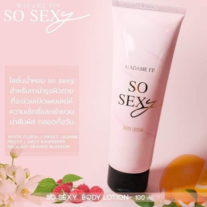 3x Madame Fin Perfume Body Lotion So Sexy Scent Mosturizing Smooth Skin 100 ml