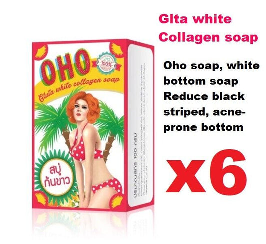 6X Oho Soap Body Cleansing remove old skin cell dark spots dullness skin Bright