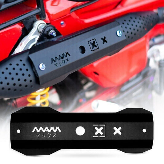 MAXX BLACK EXHAUST PIPE HEAT SHIELD GUARD COVER FOR HONDA CT125 TRAIL 2020-2023