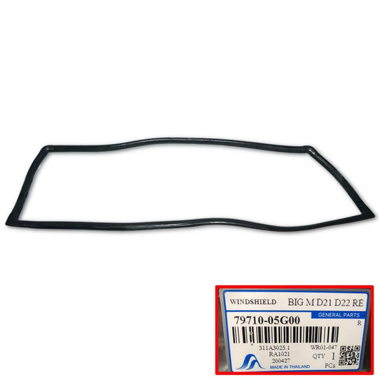 Windshield Weatherstrip Rear Window Rubber Seal Fit Nissan D21 Pickup 1989-1997