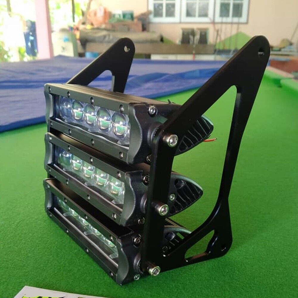 3 Row Modified LED Headlight Honda MSX Grom Red Motorcycle Parts Short line