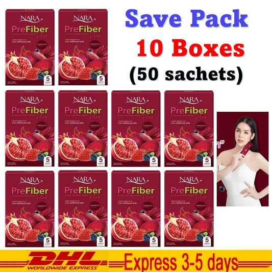 10x NARA Pre Fiber Plus Reduce Belly Lose Weight Slimming Trap Starch Fat Sugar