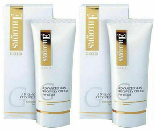 2 x SMOOTH E GOLD ADVANCED ANTI-AGING FACE SMOOTH SKIN RECOVERY CREAM 30 g.