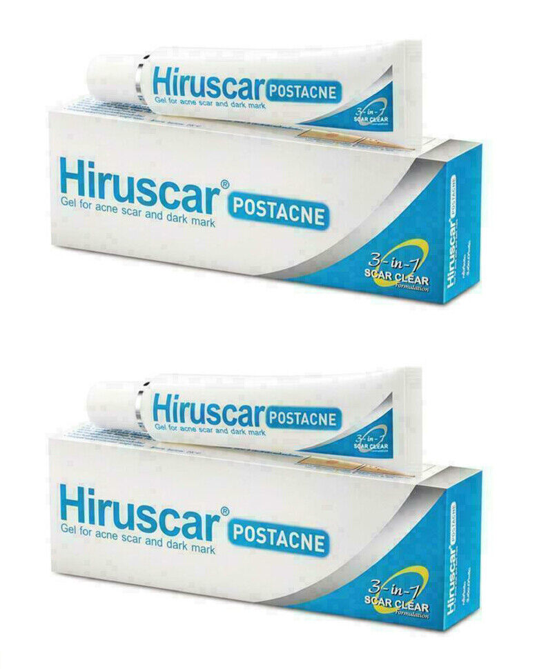 2 x Hiruscar Postacne Gel for Acne Scar and Dark Mark 5 g