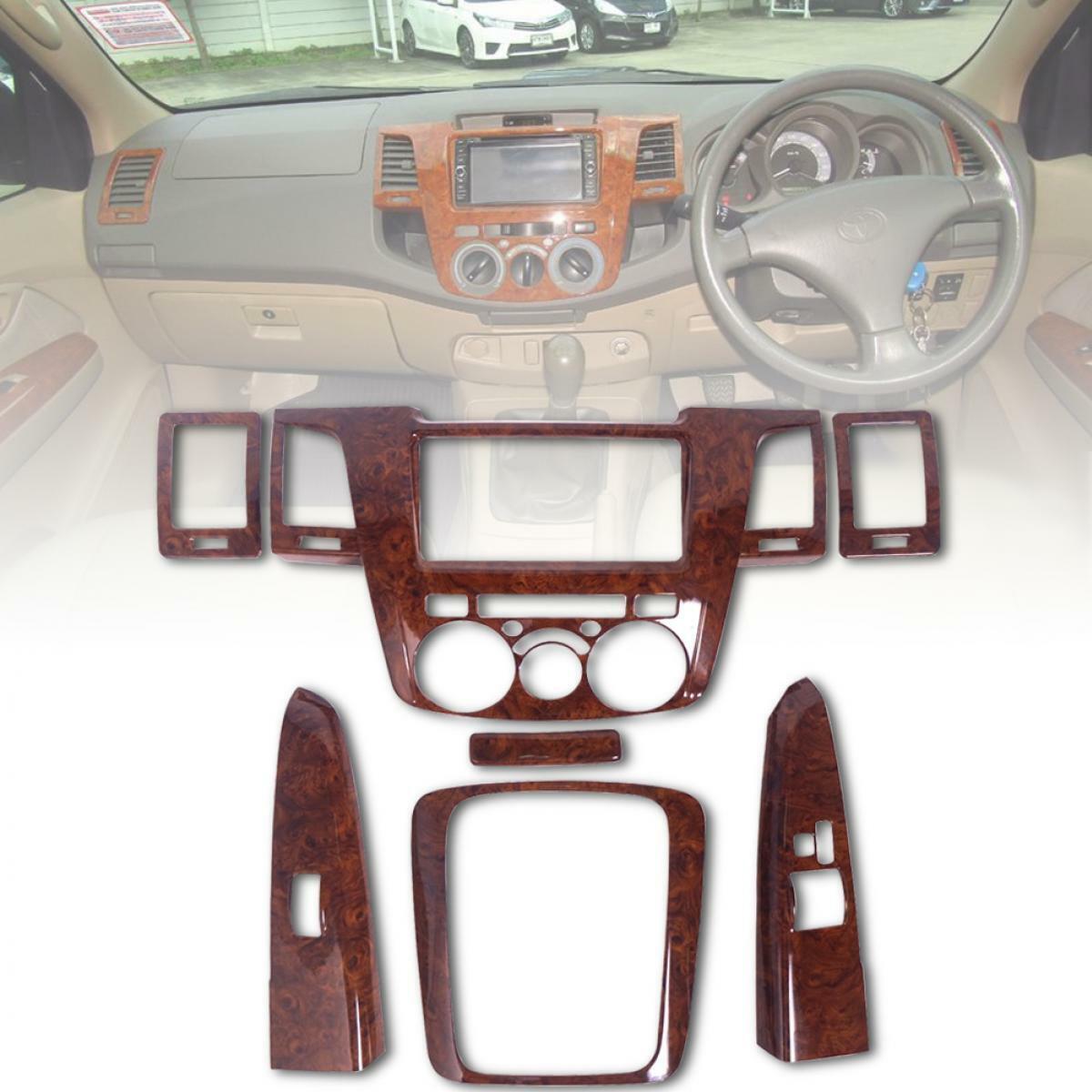 03 - 11 TOYOTA Hilux SR5 Wood Grain Dash Board Console 2 Doors Vigo KUN Mk6 1SET