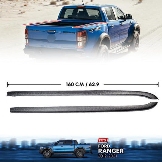 Rear Tailgate Cover Protection Matte Black For Ford Ranger Raptor 2012-2021