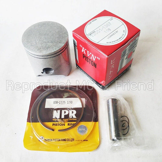 Kawasaki KR150 (1998) Piston + Rings + Pin Set OS 1.50 (Diameter = 60.50mm)