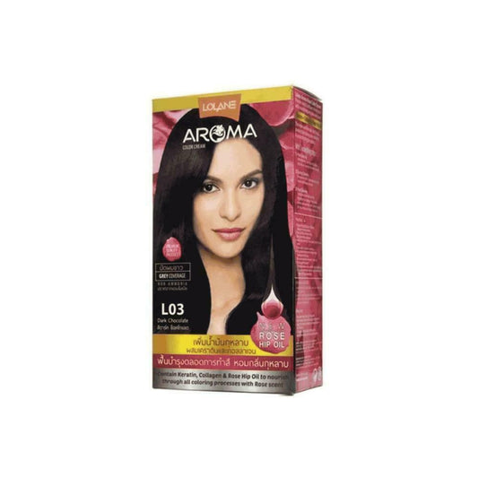 Lolane Aroma Color Cream Grey Coverage L03 Dark Chocolate 60 ml Keratin collagen