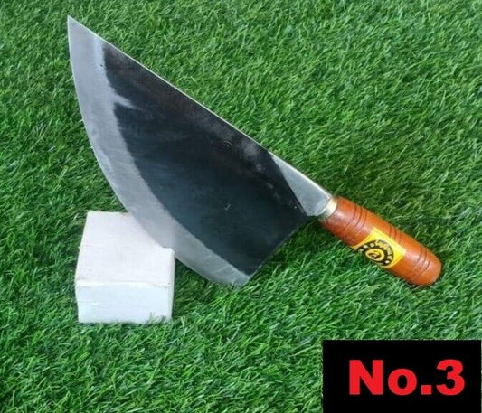 Big Size Cleaver Butcher Knife cutting Knife kitchen Chef 100% authentic # No.3