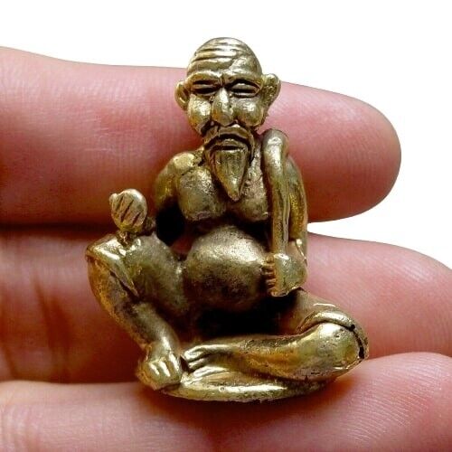 Lucky Thai Amulet Figure CHU CHOK Great Beggar Rich Money Wealth Talisman STATUE
