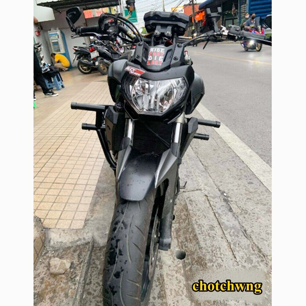 Yamaha MT07 / FZ07 Crash cage Black Motorcycle Motors Pro Subcage Stunt Part
