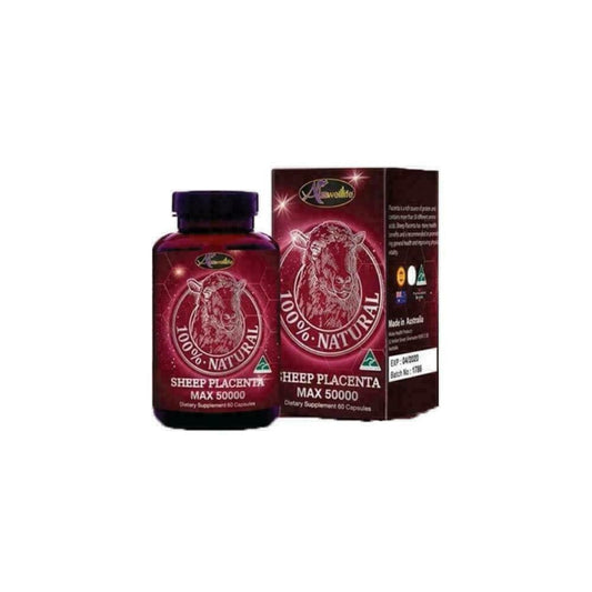 Auswelllife Sheep Placenta Max 50000 60 Capsules