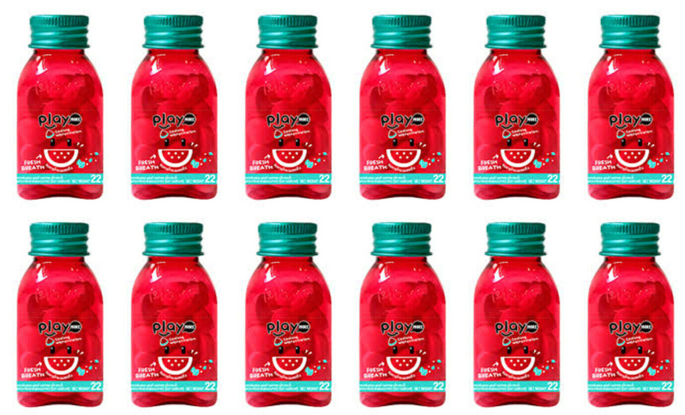 12x22g Cooling Watermelon And Menthol Fresh Breath Candy Thailand Party Camping