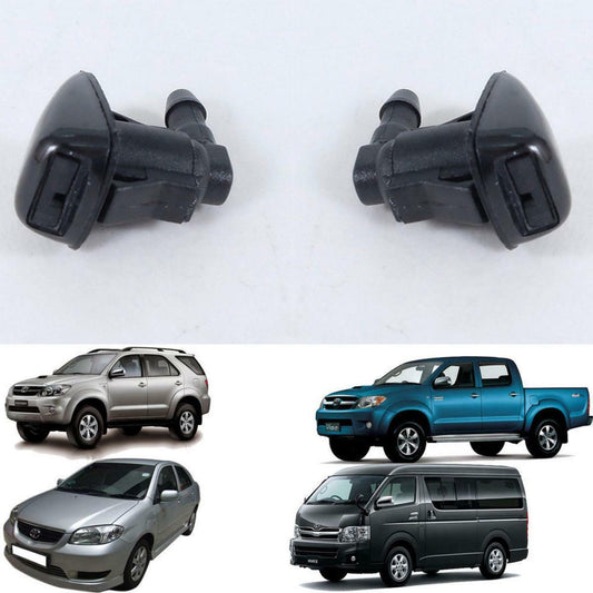 Windshield Water Washer Nozzle Jet Stream For Toyota Hilux Vigo Sr5 04-12 Pair