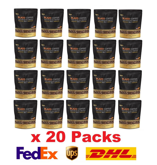 20x Wholesale BLAZO Coffee 29 in 1 Arabica Meal Replacement Drinks Slim Healthy