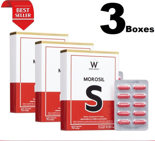 3X MOROSIL S Wink White Slimming Loss Weight Block Break Burn Build Healthy
