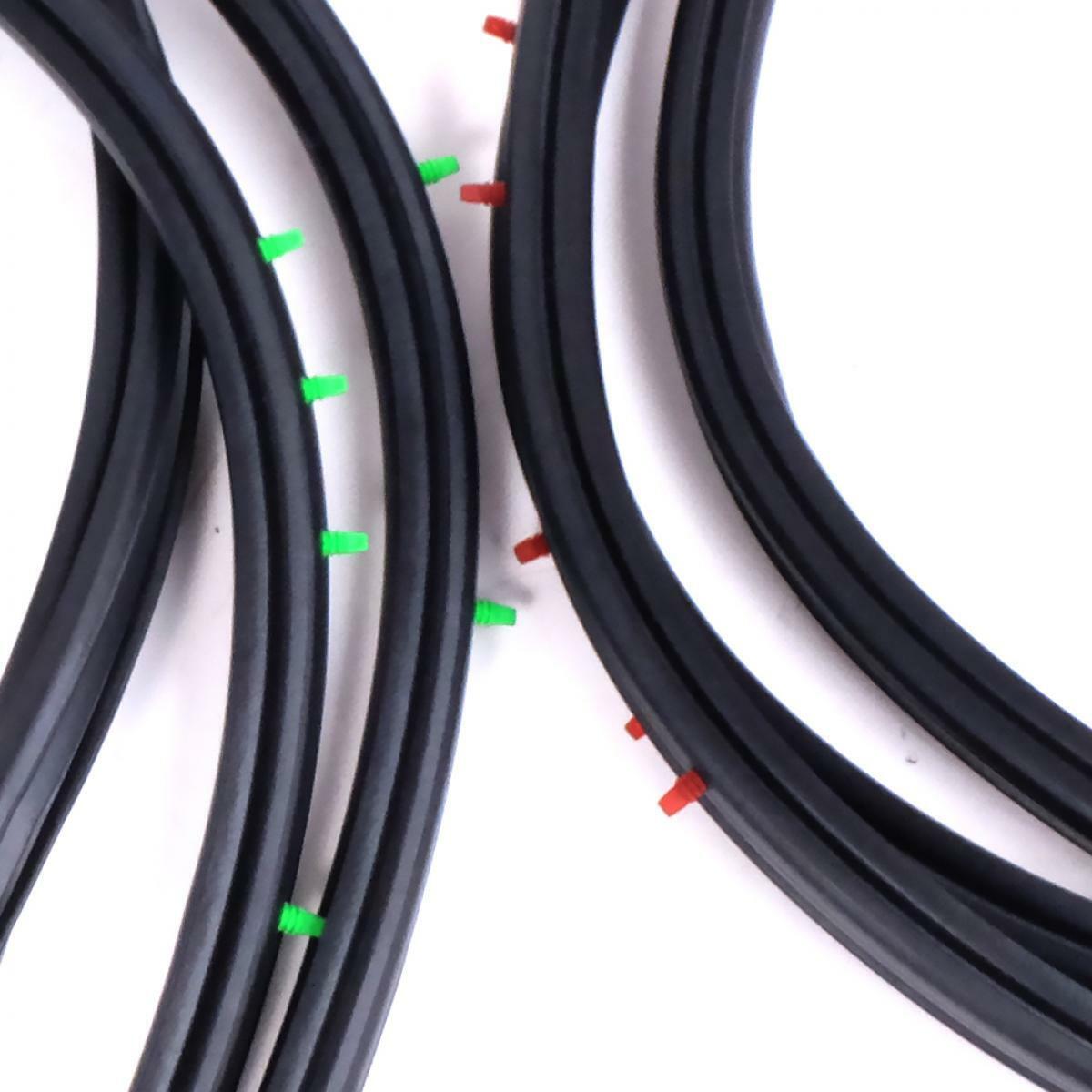 LH+RH Door Rubber Seal Weatherstrip Pair Fit Nissan Datsun D21 Pickup 1989-1997
