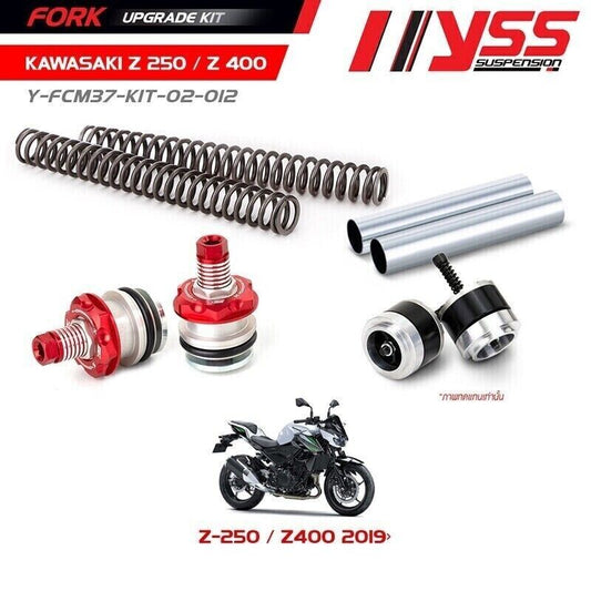 YSS FRONT FORK UPGRADE KIT FOR KAWASAKI Z 400 z250 2019