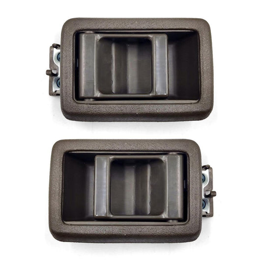 Brown Front Inner Door Handle Pair FIT Nissan D21 Navara 1986-1997 Pickup