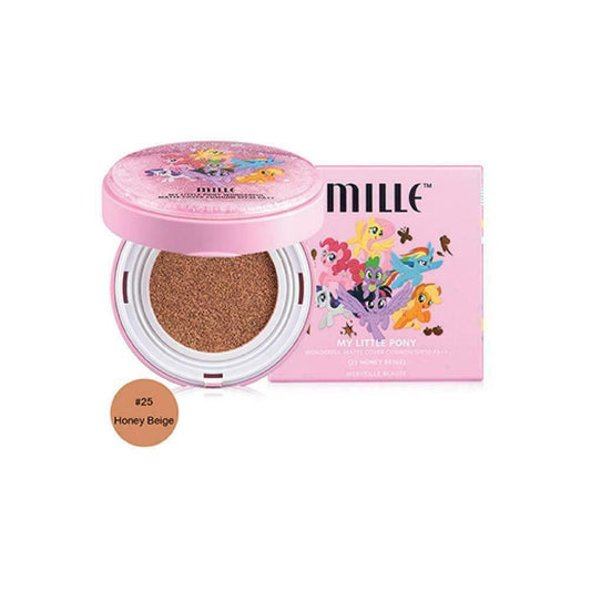 Mille x My Little Pony Wonderful Matte Cover Cushion #25 Honey Beige SPF30 PA++