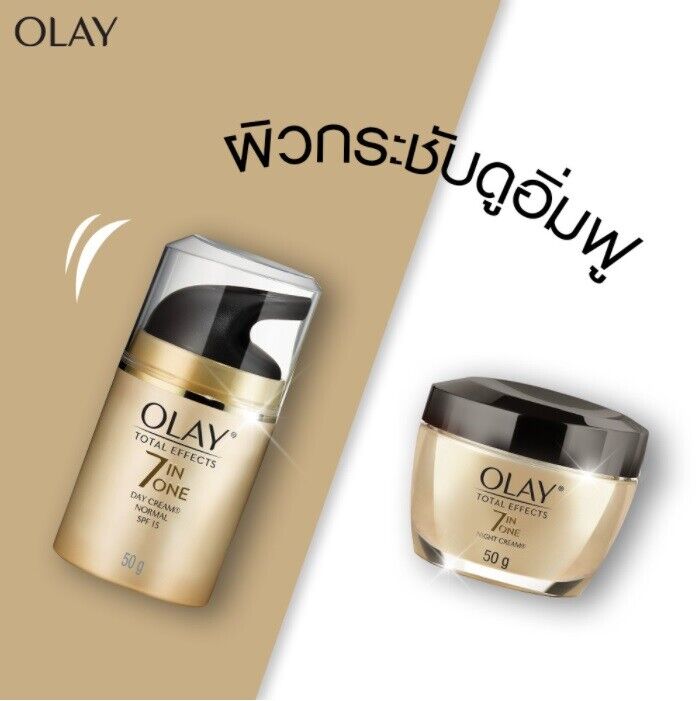Olay Thailand Total Effects 7 in 1 Day Night Tighten Plump skin Smooth younger