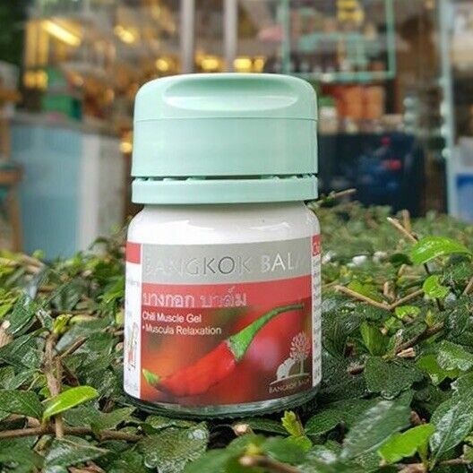 Bangkok Balm Chili Muscle Gel Thai Herbal for Relaxation Exercise Massage 45 g