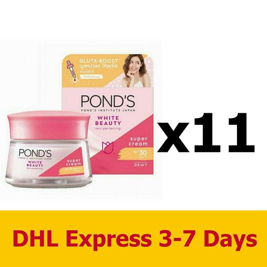 11x50g Pond's Facial White Beauty Day Cream SPF30 Whitening Moisturizer Beauty