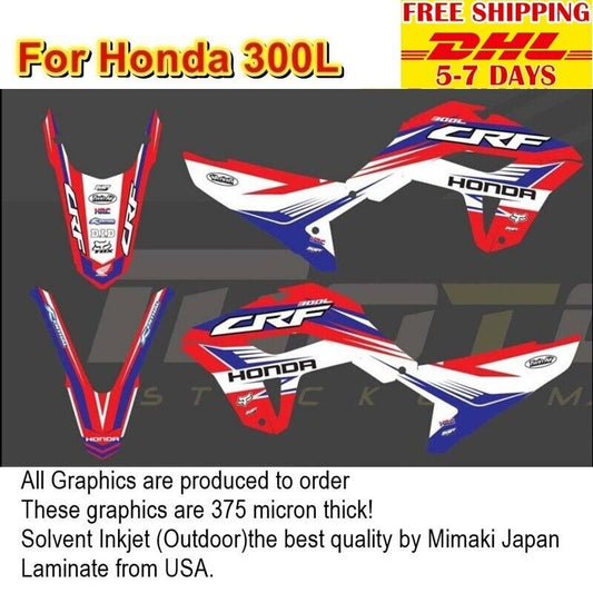 C11 Stickers Kit For Honda CRF 300 L 2021 Motocross Graphics Whole Bike Decals
