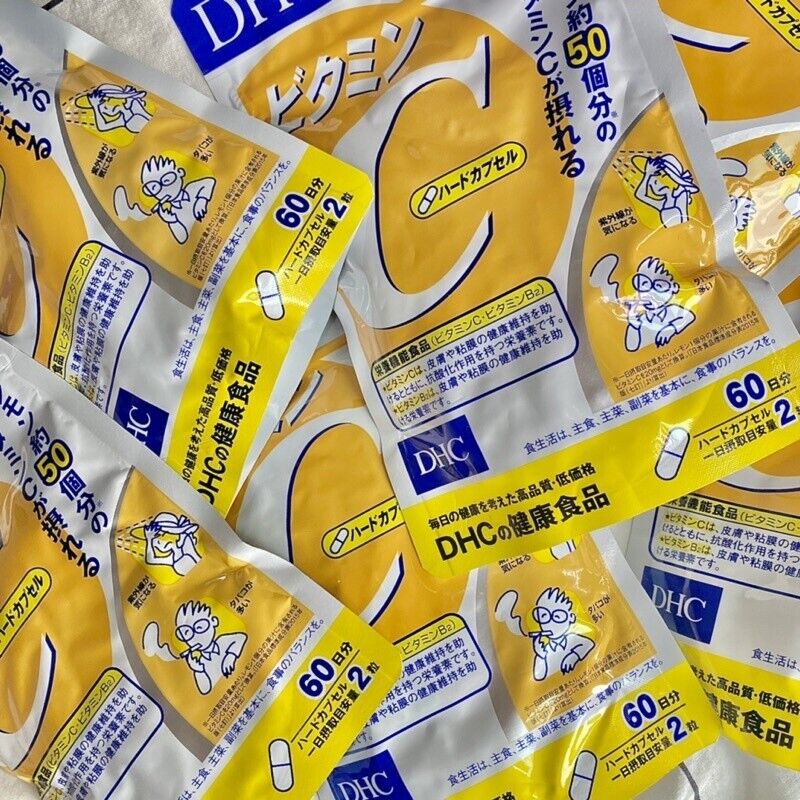 3x DHC Vitamin C Daily Japan Product Ascorbic Bright Radiant Skin 120caps/sachet