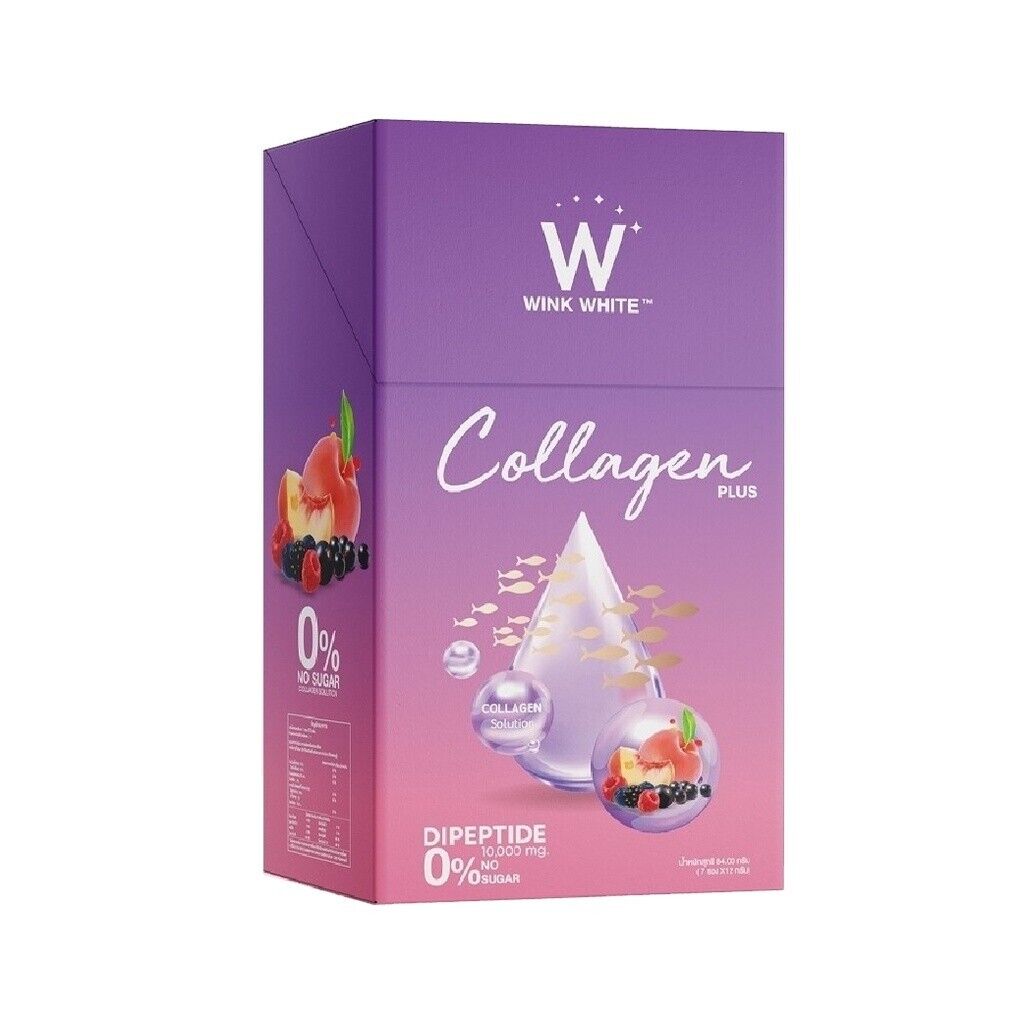 11x Wink White W Collagen Plus Powder Drink Brightening Anti-aging Radiant Skin