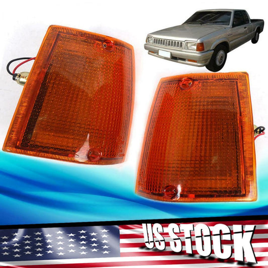 US Stock 85-86 Mazda Magnum B2000 B2200 B2600 Front Corner Side Signal Lights