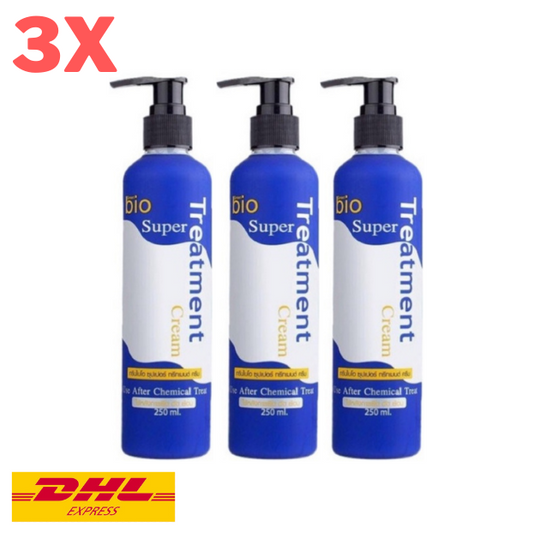 3x Green Bio Super Hair Treatment Cream Intensive for Dry Damage Hair 250ml