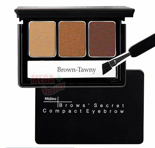 Mistine Eye Brows Secret Compact Eyebrow 3in1 Tone #EB2 Brown-Tawny Clolor 1.7g