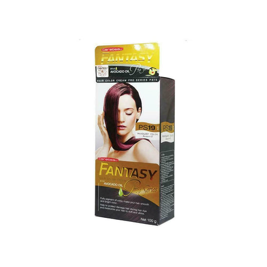 Carebeau Fantasy Hair Color Cream Pro Series PS19 Mahogany100 g Good Scent