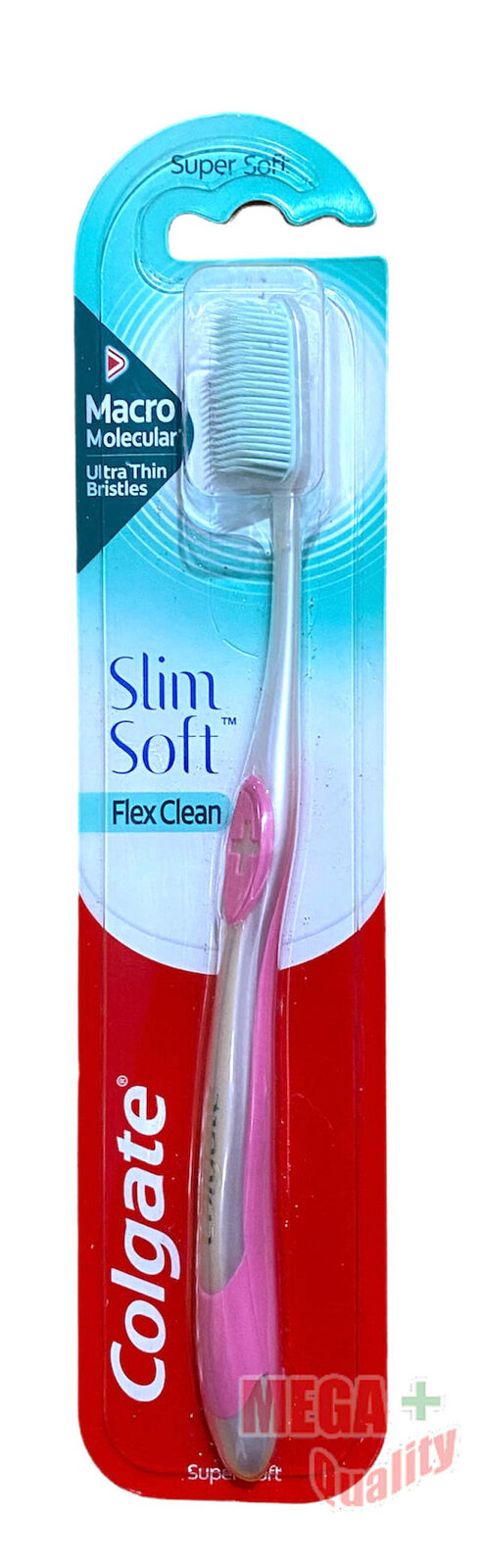 Colgate Flex Clean Slim Soft Macro Molecular Ultra Thin Bristles Toothbrush