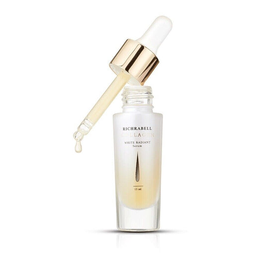 Richrabell Collagen White Radiant Serum Reduce Wrinkles Dark Spots Aging 15 ml