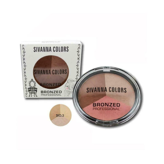 SIVANNA COLORS Bronzed Professional HF321 #03 Matt and shimmer all in one