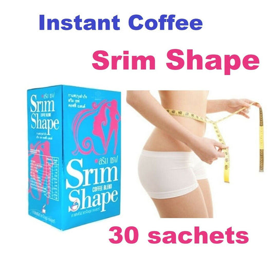 Srim Chef Instant Coffee Drink beautiful Shape, clear skin Burn Fat 30 sachets