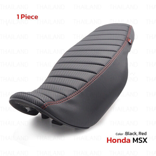 Black Replacement Flat Seat Custom Fits Honda MSX Grom MSX125 SF 2017 - 2020